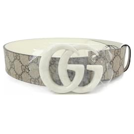 Gucci Standardgürtel Braun Beige