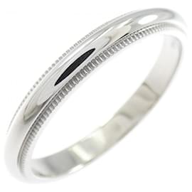 Tiffany & Co Anello Milgrain Tiffany in Platino