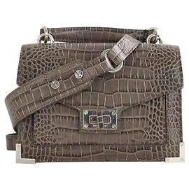 The Kooples Borsa a Spalla Emily in Pelle Khaki
