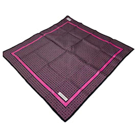 Sciarpa Monogramma Vintage Givenchy Viola Nera