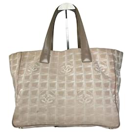 Borsa tote vintage Chanel beige