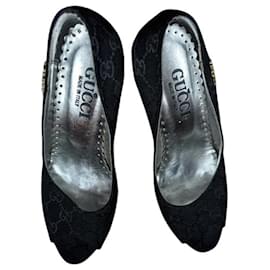 Décolleté Gucci in Pizzo Nero