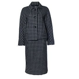 Conjunto de pata de gallo en negro y gris de DKNY