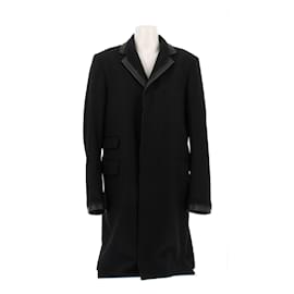 Hermès Cappotto in lana e pelle