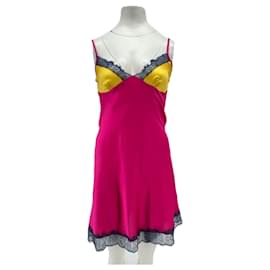 Autre Marque Camisón de seda tricolor
