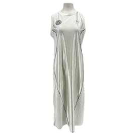 Vestido largo blanco de satén - Puma