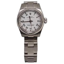 Rolex Oyster Perpetual Acier Cadran Blanc