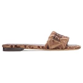 Infradito Jacquard con logo FF - Fendi