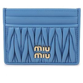 Miu Miu Kartenhalter aus Nappa-Leder