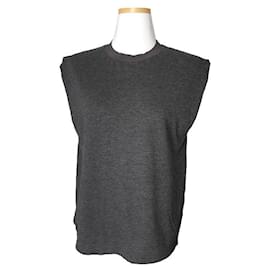 Alice + Olivia Camiseta sin mangas gris carbón Ellis Olivia