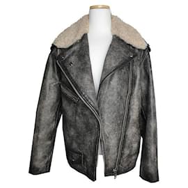 Jaqueta Biker de Couro Buffalo Isabel Marant Étoile