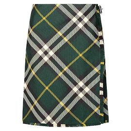 Burberry Kilt de lã xadrez