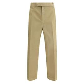 Pantalones utilitarios de sarga de algodón - Thom Browne