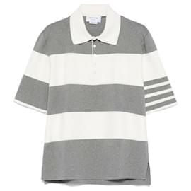 Rugby-Polo mit Streifen - Thom Browne