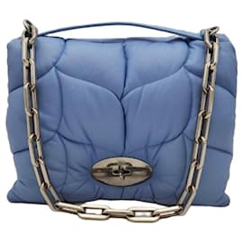 Borsa a Spalla Nappa Softy Chain Cielo - Mulberry