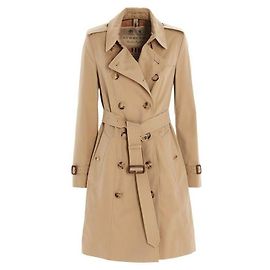Burberry Abrigo Trench Heritage de Longitud Media