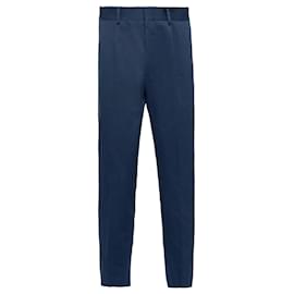 Prada Pantaloni in Gabardine di Cotone