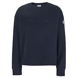 Baumwoll-Sweatshirt mit Logo - Moncler