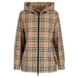 Burberry Chaqueta con capucha de cuadros vintage