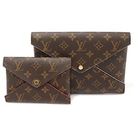 Clutch Pouch Kirigami de Lona Monogram - Louis Vuitton
