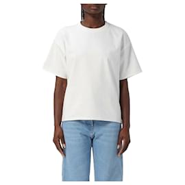 T-shirt in cotone a righe a doppio strato - Bottega Veneta