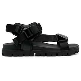 Sandali con cinturino in nylon e fibbia - Prada