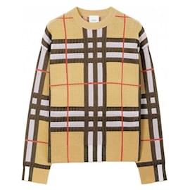 Karierter technischer Baumwollpullover - Burberry
