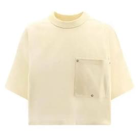 Schweres japanisches Jersey T-Shirt mit kurzen Ärmeln - Bottega Veneta