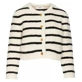 Gestreifter Crop-Cardigan - Céline
