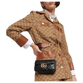 Gucci Piccola borsa in pelle matelassé GG