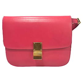 Klassische Box Mittel Klappentasche Hibiscus - Céline
