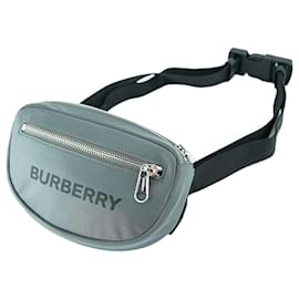 Burberry Mini Hüfttasche Anthrazitgrau Nylon Luxusgeschenk für Männer und Frauen