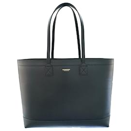 Borsa a spalla media London in pelle nera - Burberry