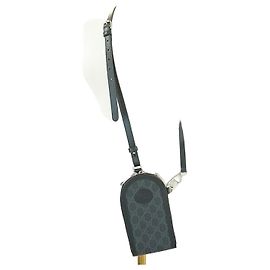 Gucci Supreme Mini Tasche aus Canvas Schwarz