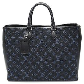 Louis Vuitton Blaues Monogramm Jacquard Großes Tote Bag