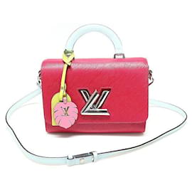 Louis Vuitton Grenade Epi Pelle Argento Manico Superiore Catena MM