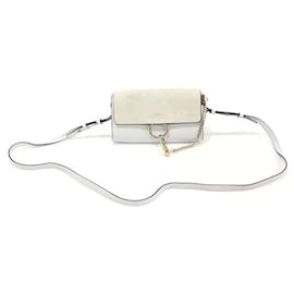 Mini borsa a tracolla Faye in pelle scamosciata blu grigio - Chloé