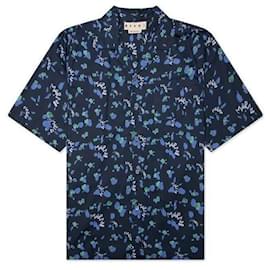Marni Camicia in seta Habotai stampata