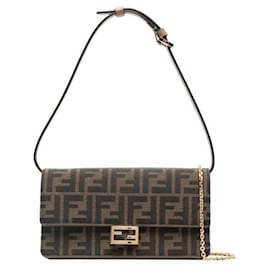 Fendi Portafoglio On Chain FF Jacquard Baguette