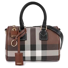 Mini borsa da bowling a quadretti - Burberry