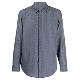 Camicia di seta con Karligrafia - Fendi