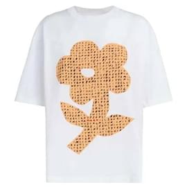 T-shirt in cotone con fiori - Marni