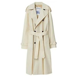 Burberry Abrigo Trench Largo de Gabardina