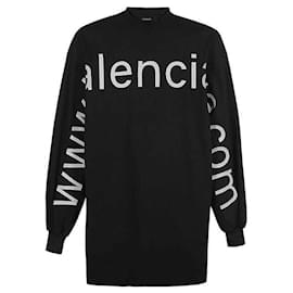 Sweatshirt mit gesticktem Logo - Balenciaga