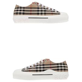 Burberry Sneakers in cotone a quadri vintage