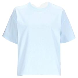 T-shirt in cotone a righe a doppio strato - Bottega Veneta