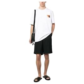 Kurzarm-T-Shirt mit Logo-Patch - Fendi