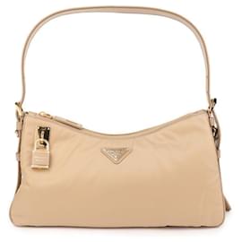 Große Schultertasche aus Re-Nylon-Leder - Prada