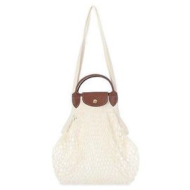 Longchamp Borsa a Spalla Le Pliage File Ecru HVH