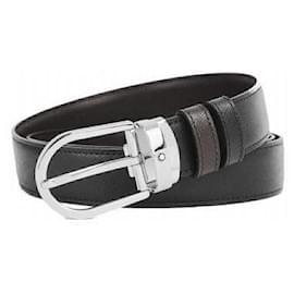 Montblanc Cintura in pelle da uomo reversibile